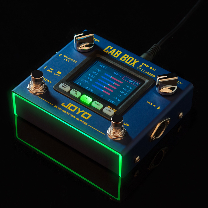 JOYO电子管吉他贝斯音箱箱体模拟IR单块效果器DI盒CAB BOX后级R08